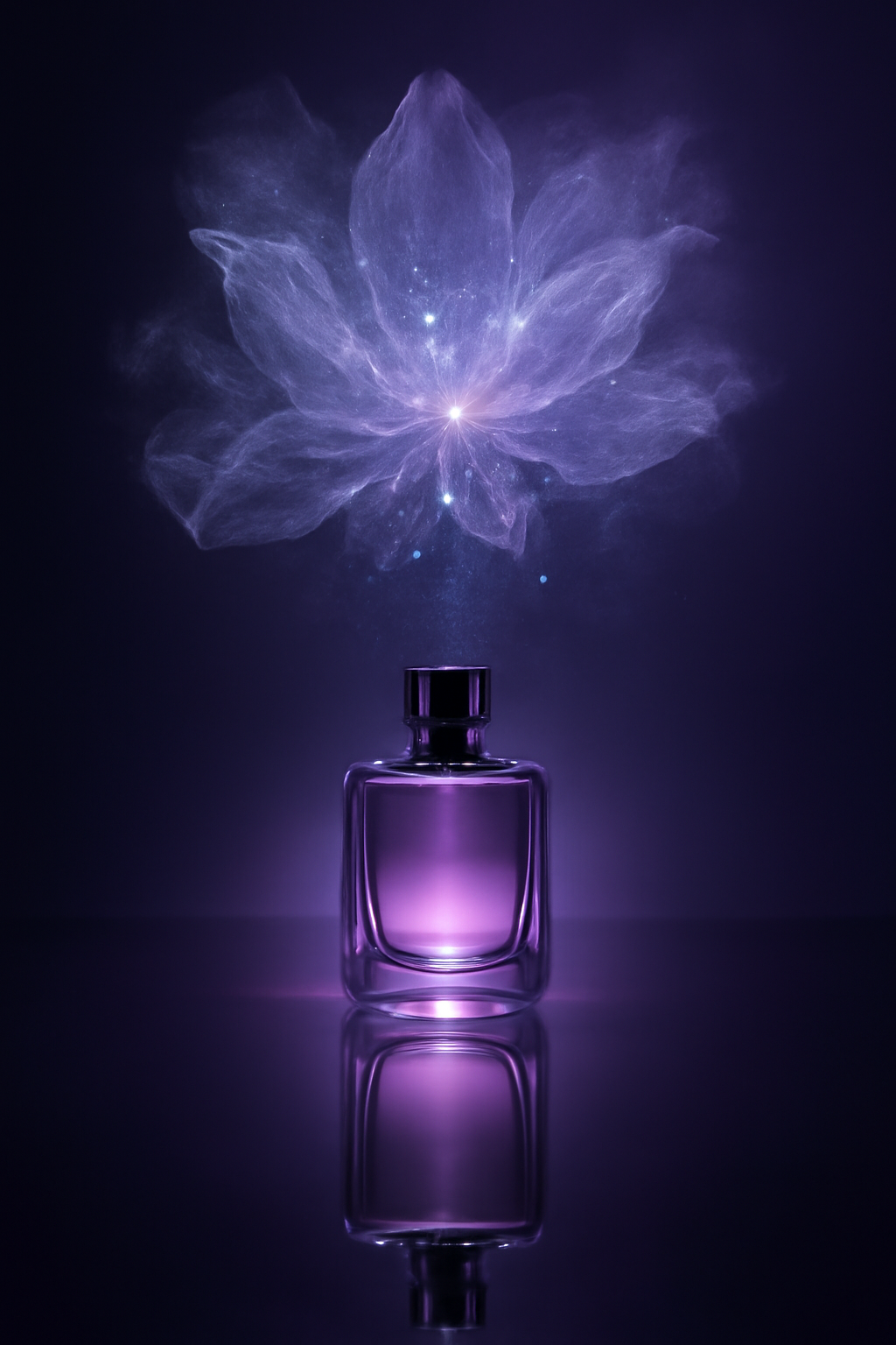 Clouds of Scent — Perfumes AI image prompt example generated with Midjourney (perfume, surreal)