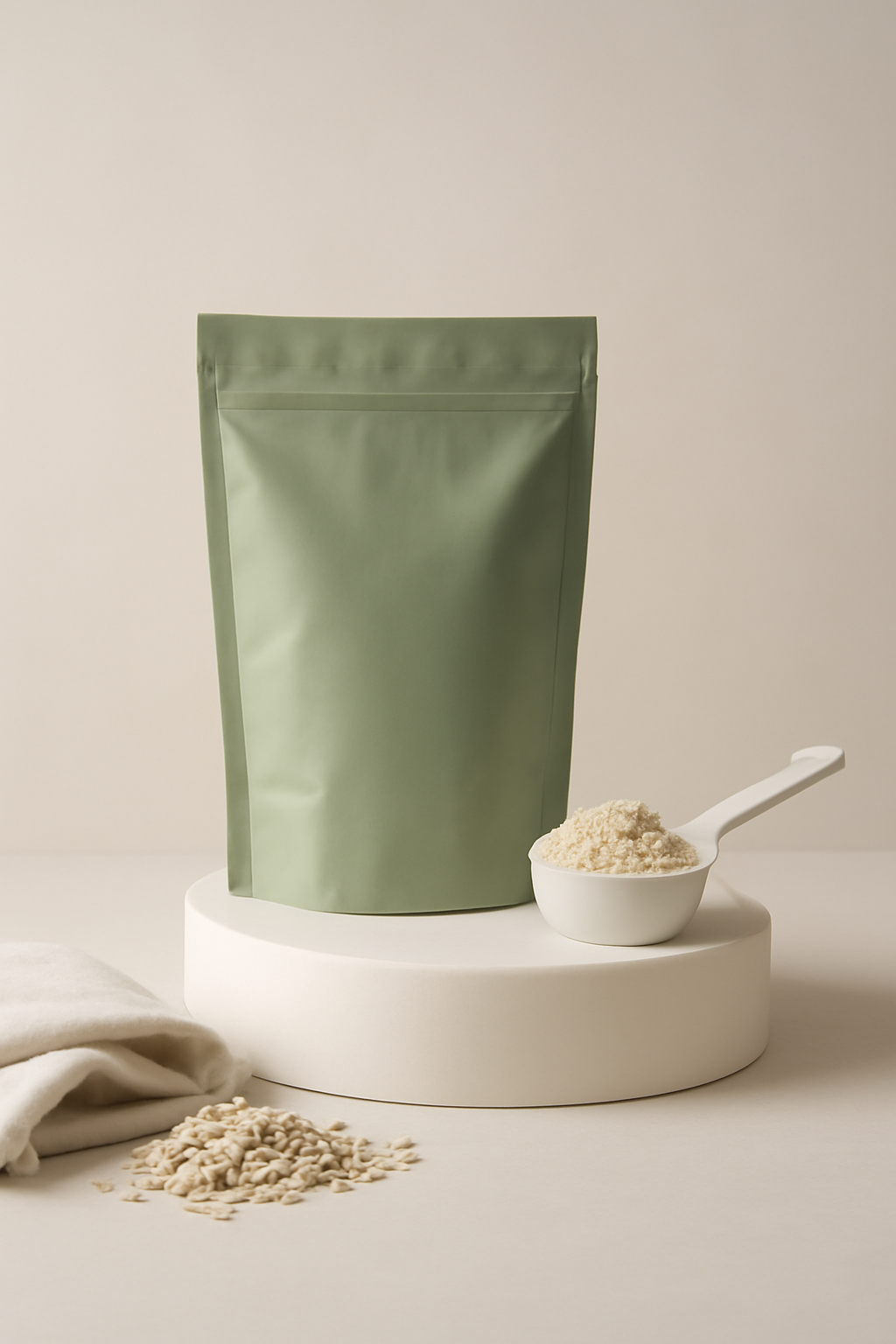 Pure Scoop Study — Protein powders AI image prompt example generated with ChatGPT (protein-powder, studio)