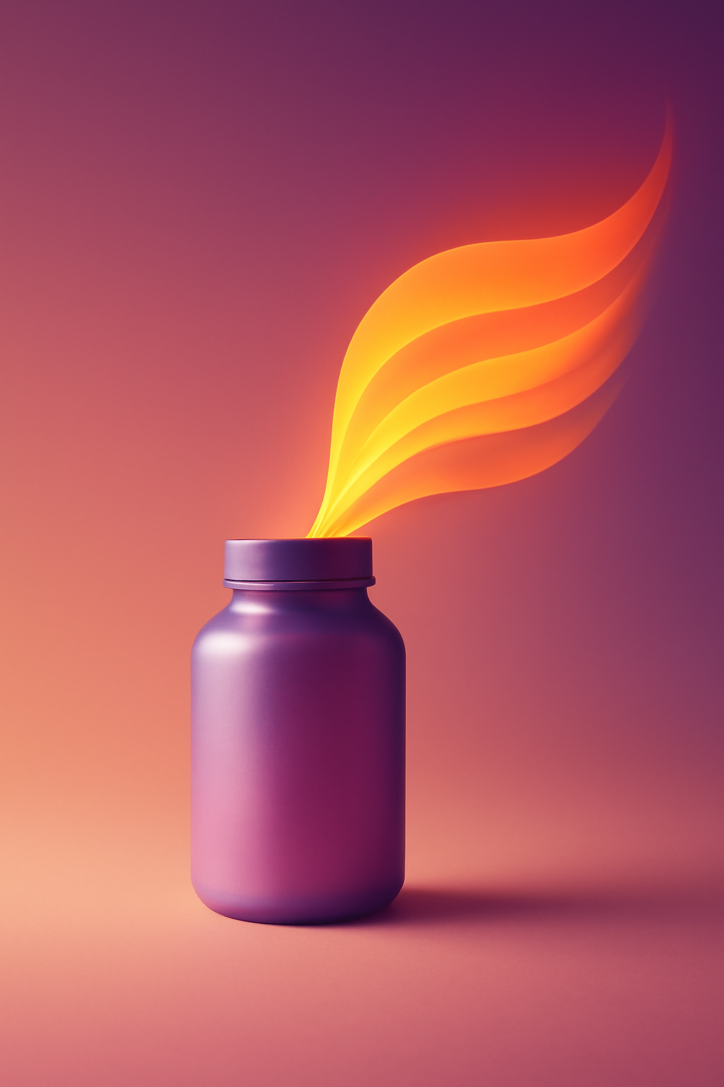 Sunrise Within — Supplements AI image prompt example generated with Midjourney (supplements, metaphor)