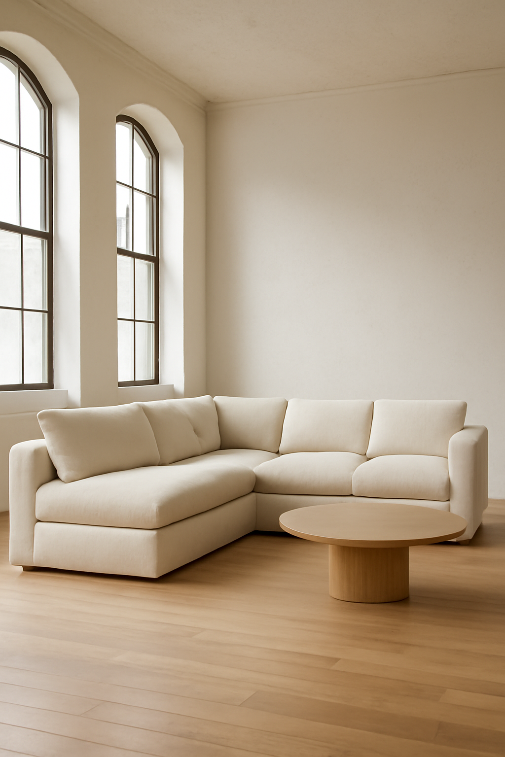 Room To Breathe — Furniture AI image prompt example generated with Gemini (furniture, website)