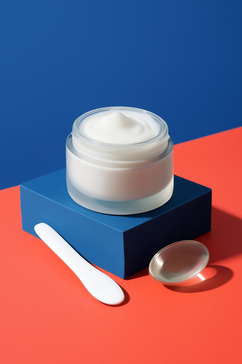 Chromatic Skin Science — Skincare AI image prompt example generated with ChatGPT (skincare, studio)