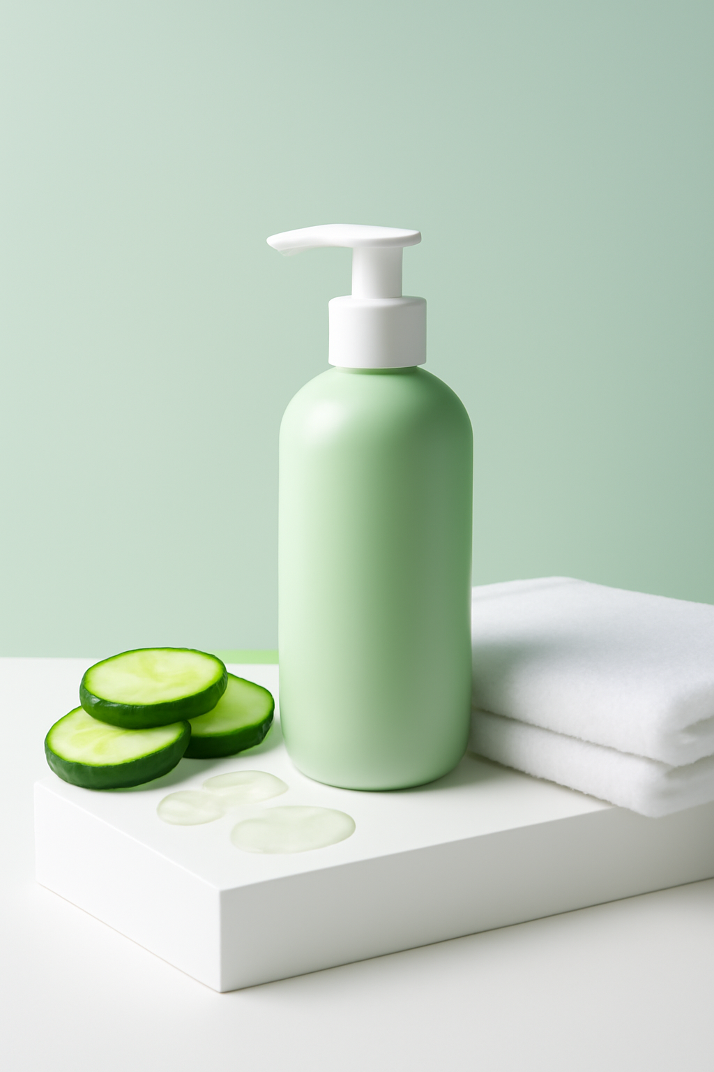 Fresh Shelf Essential — Personal care AI image prompt example generated with ChatGPT (skincare, ecommerce)