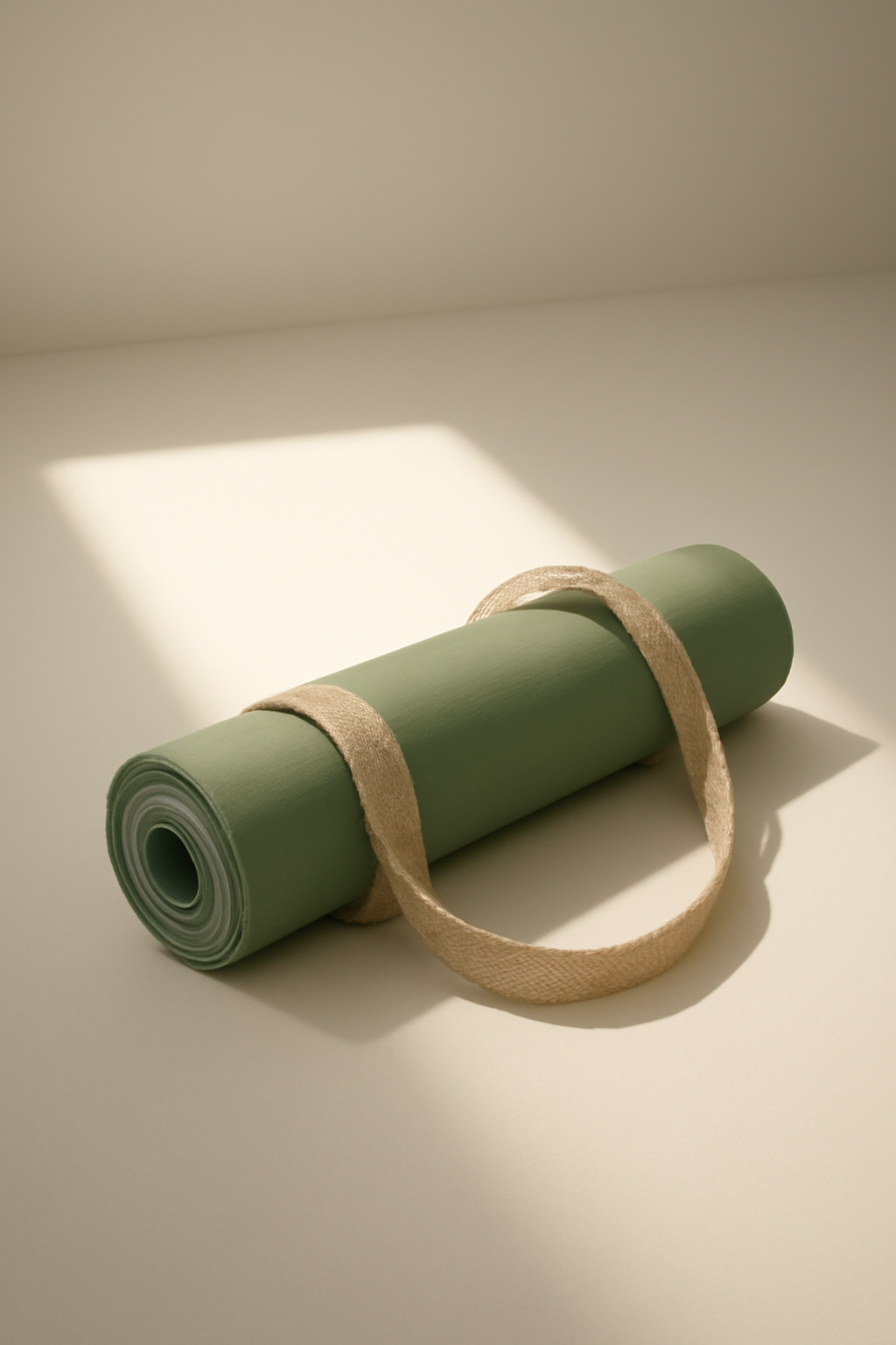 Quiet Power Essential — Fitness products AI image prompt example generated with Gemini (fitness, minimal)