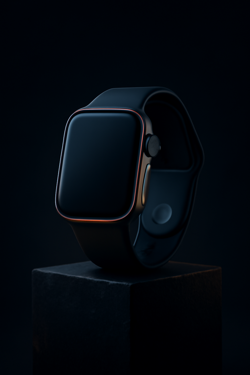 Midnight Signal — Electronics AI image prompt example generated with ChatGPT (electronics, smartwatch)