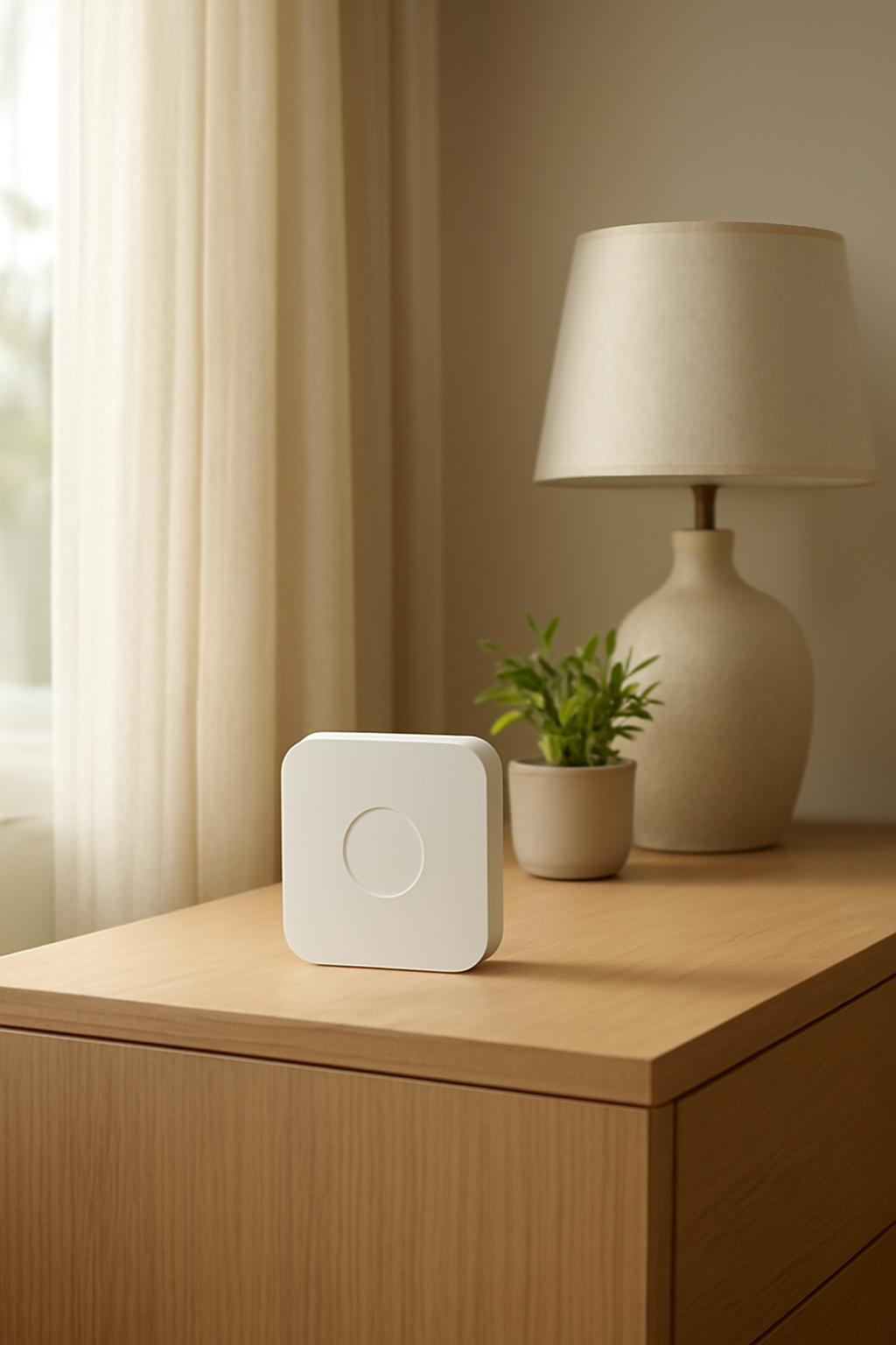 Connected Home Dawn — Electronics AI image prompt example generated with ChatGPT (electronics, smarthome)
