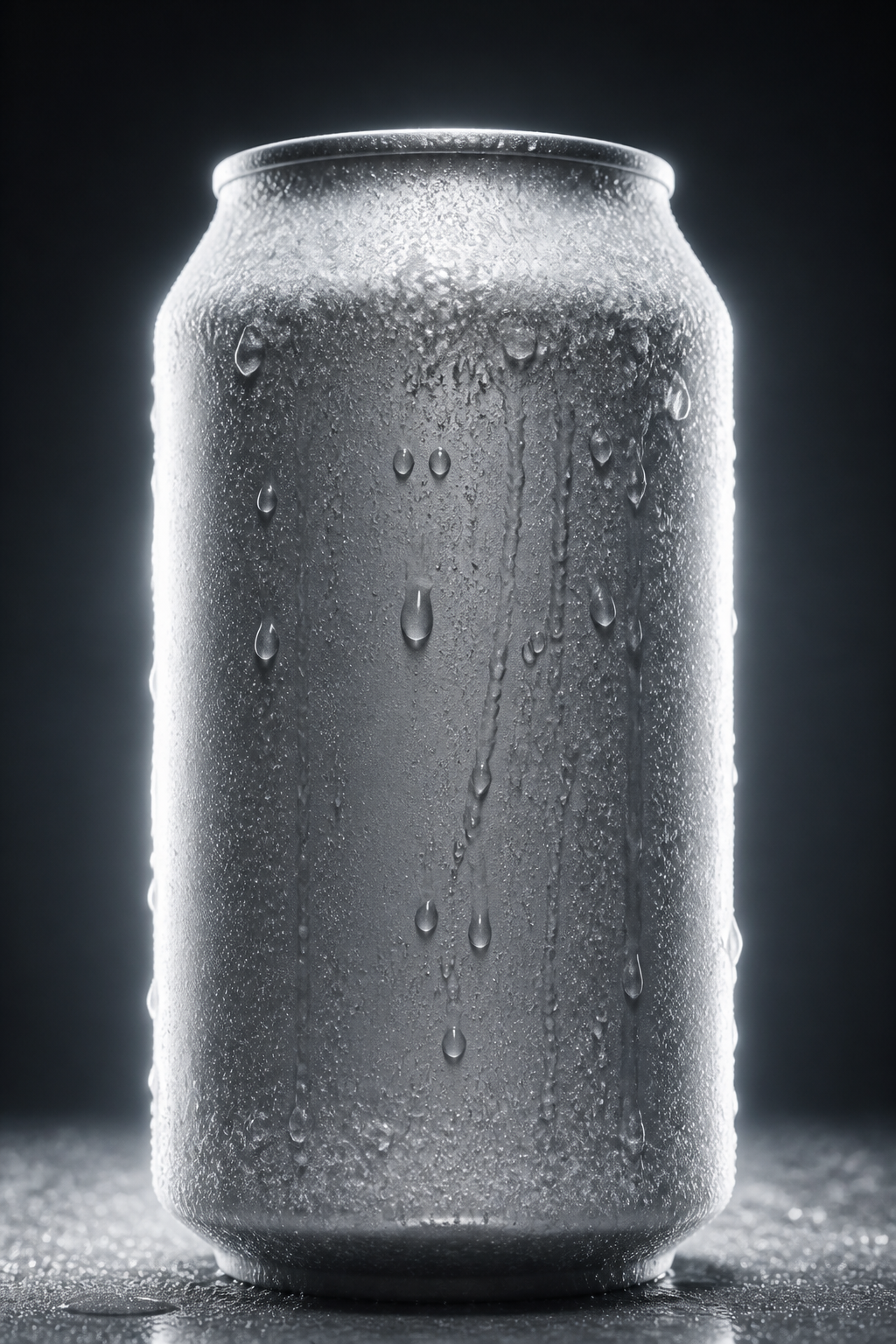 Craft Beer Can Frost — Beverage AI image prompt example generated with Midjourney (beer, can)