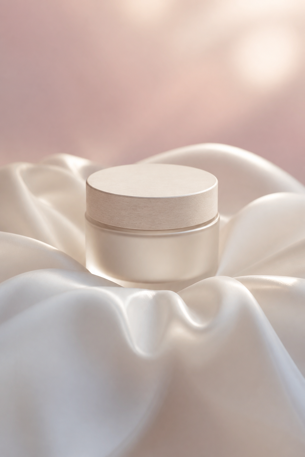 Cream Jar Cloud Set — Beauty AI image prompt example generated with Nano Banana (moisturizer, soft light)