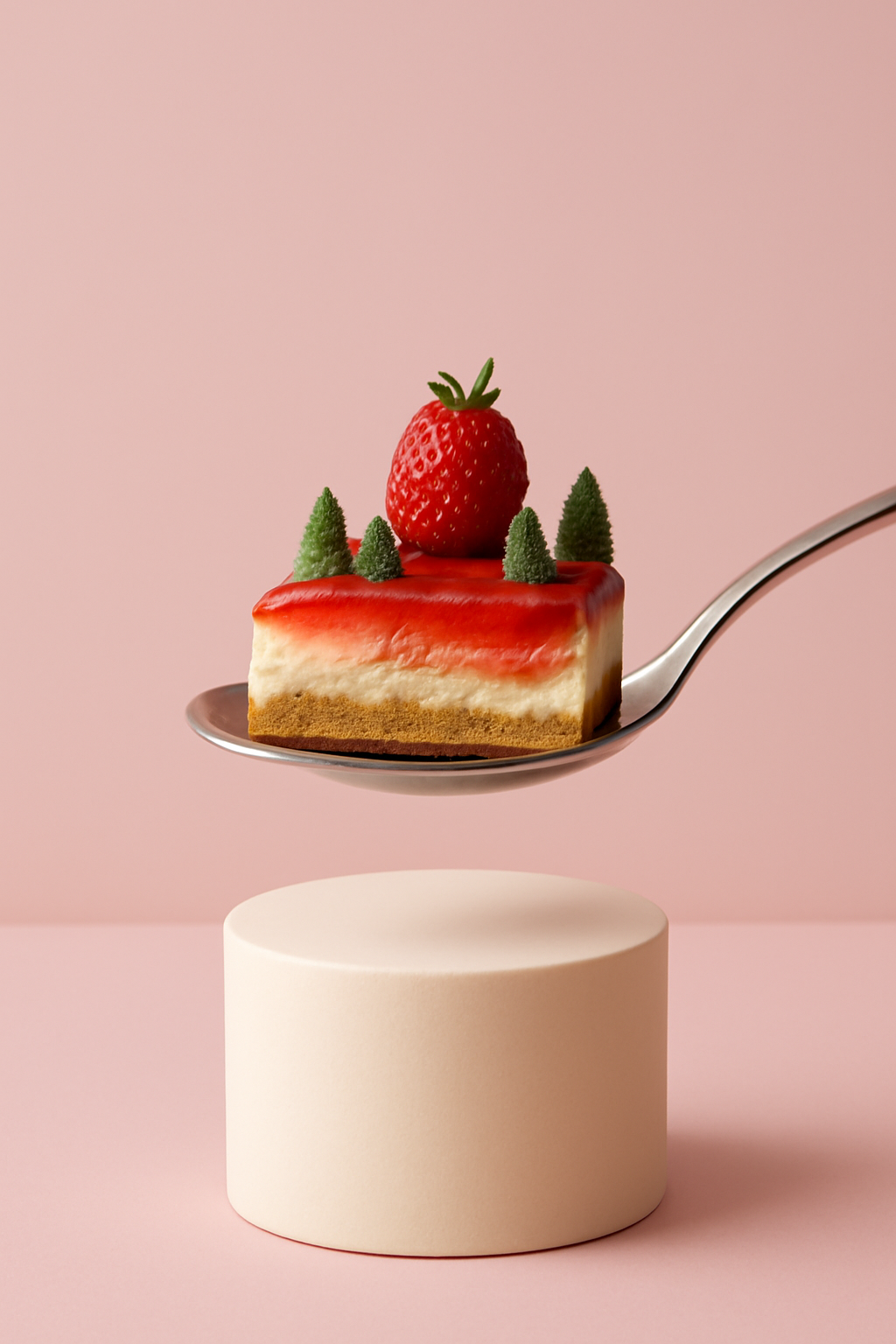 A Spoonful of Escape — Food photography AI image prompt example generated with ChatGPT (conceptual, surreal)