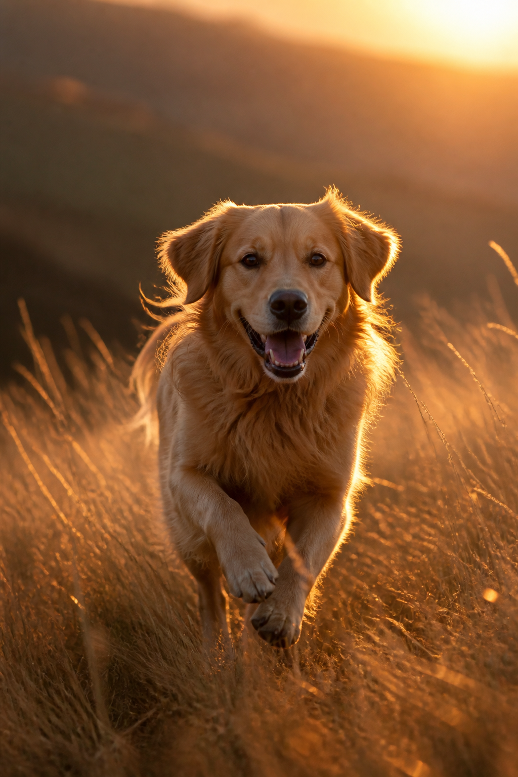 Dog Lifestyle Golden — Pets AI image prompt example generated with ChatGPT (dog, outdoor)
