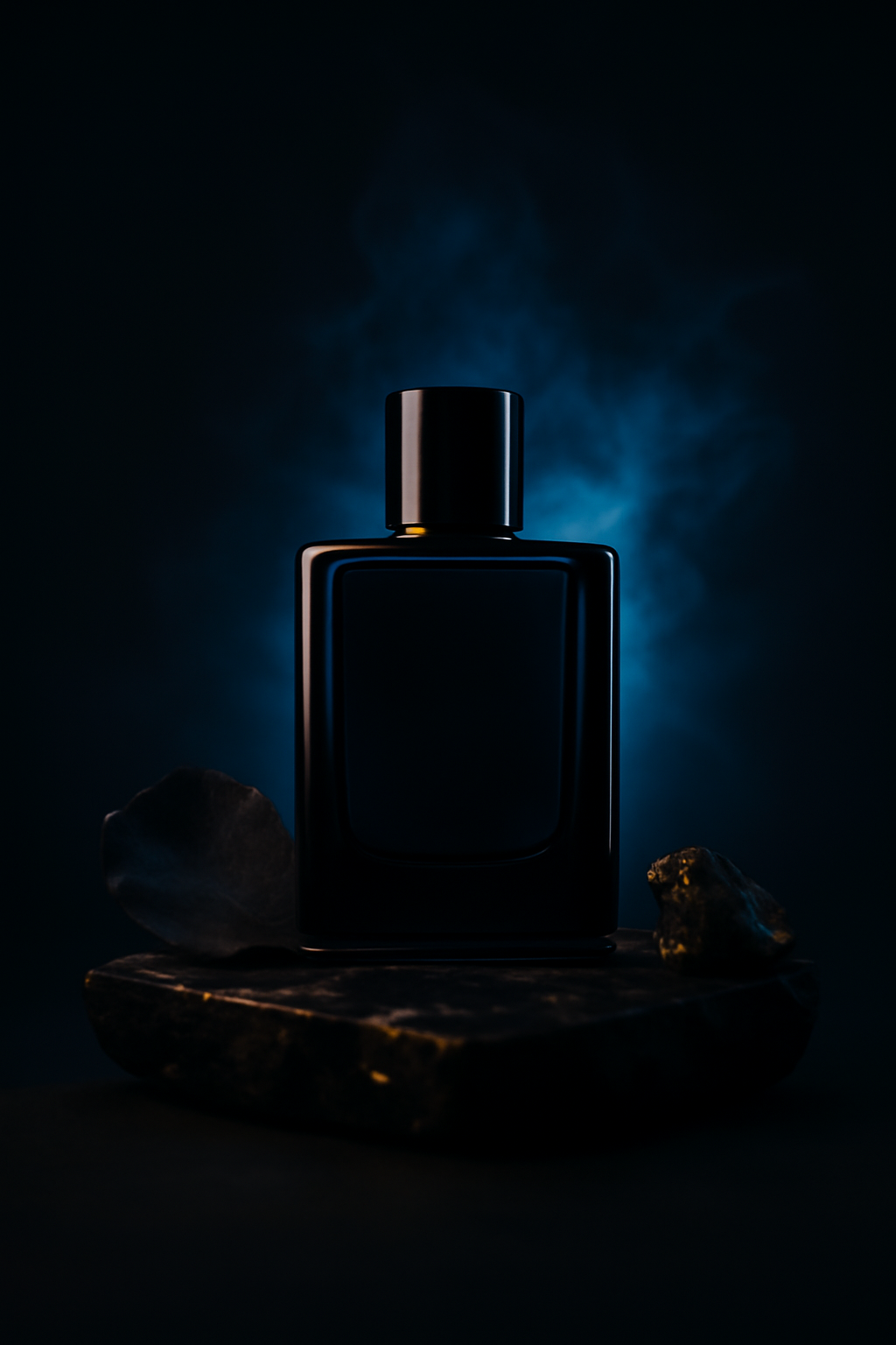 Obsidian Nocturne — Perfumes AI image prompt example generated with ChatGPT (perfume, dark)