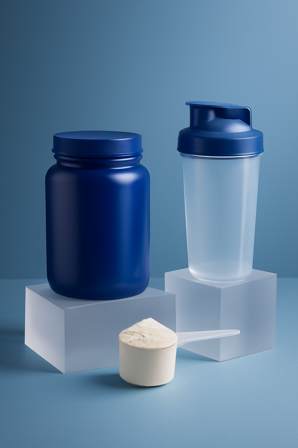 Precision Daily Formula — Healthy powders AI image prompt example generated with Gemini (studio, performance)