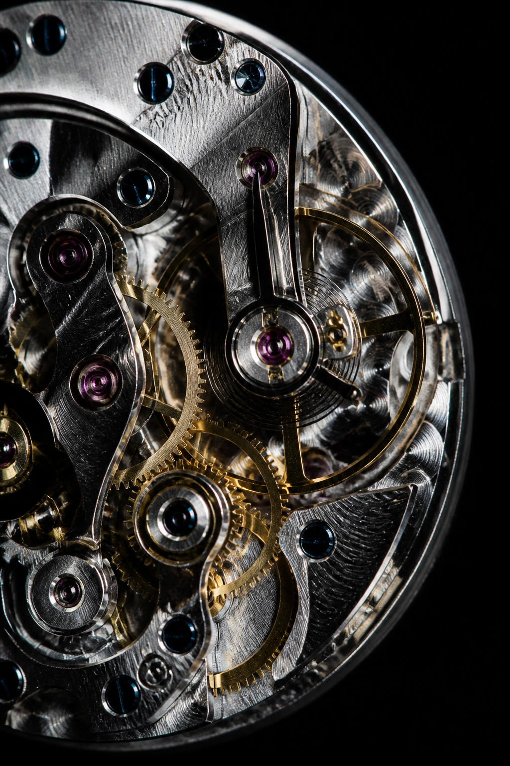 Watch Movement Macro — Watches AI image prompt example generated with ChatGPT (mechanical, macro)