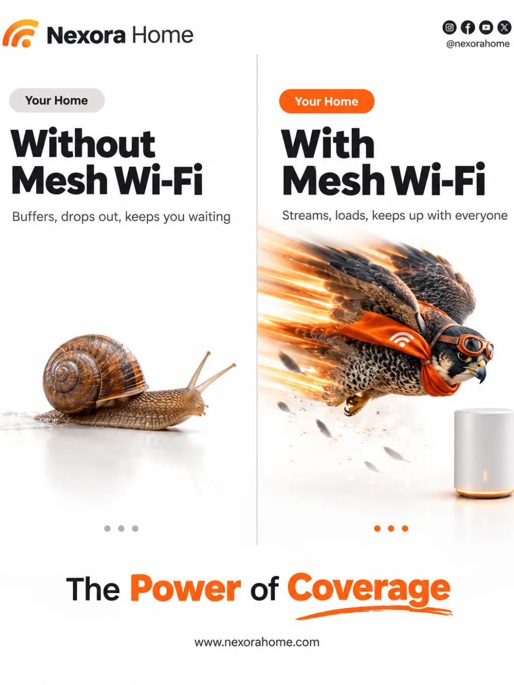 Side by Side Comparison Poster — Graphic & Editorial Design AI image prompt example generated with ChatGPT (advertising poster, side by side)