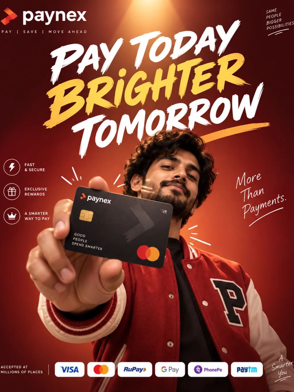 Branded Payment Card Promo — Graphic & Editorial Design AI image prompt example generated with ChatGPT (brand color, membership card)