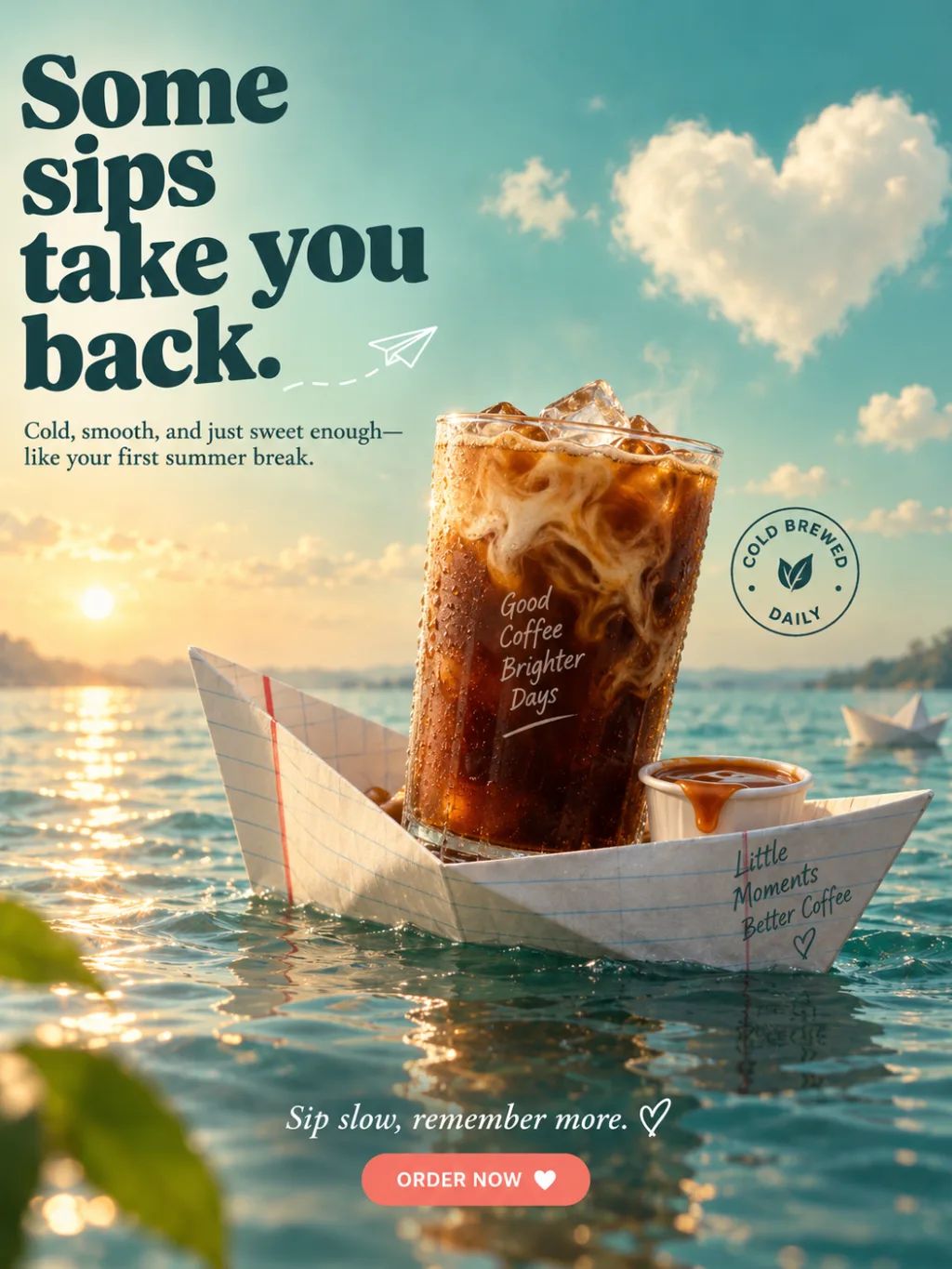 Surreal Pastel Product Advertising Mockup — Graphic & Editorial Design AI image prompt example generated with Midjourney (advertising, pastel)