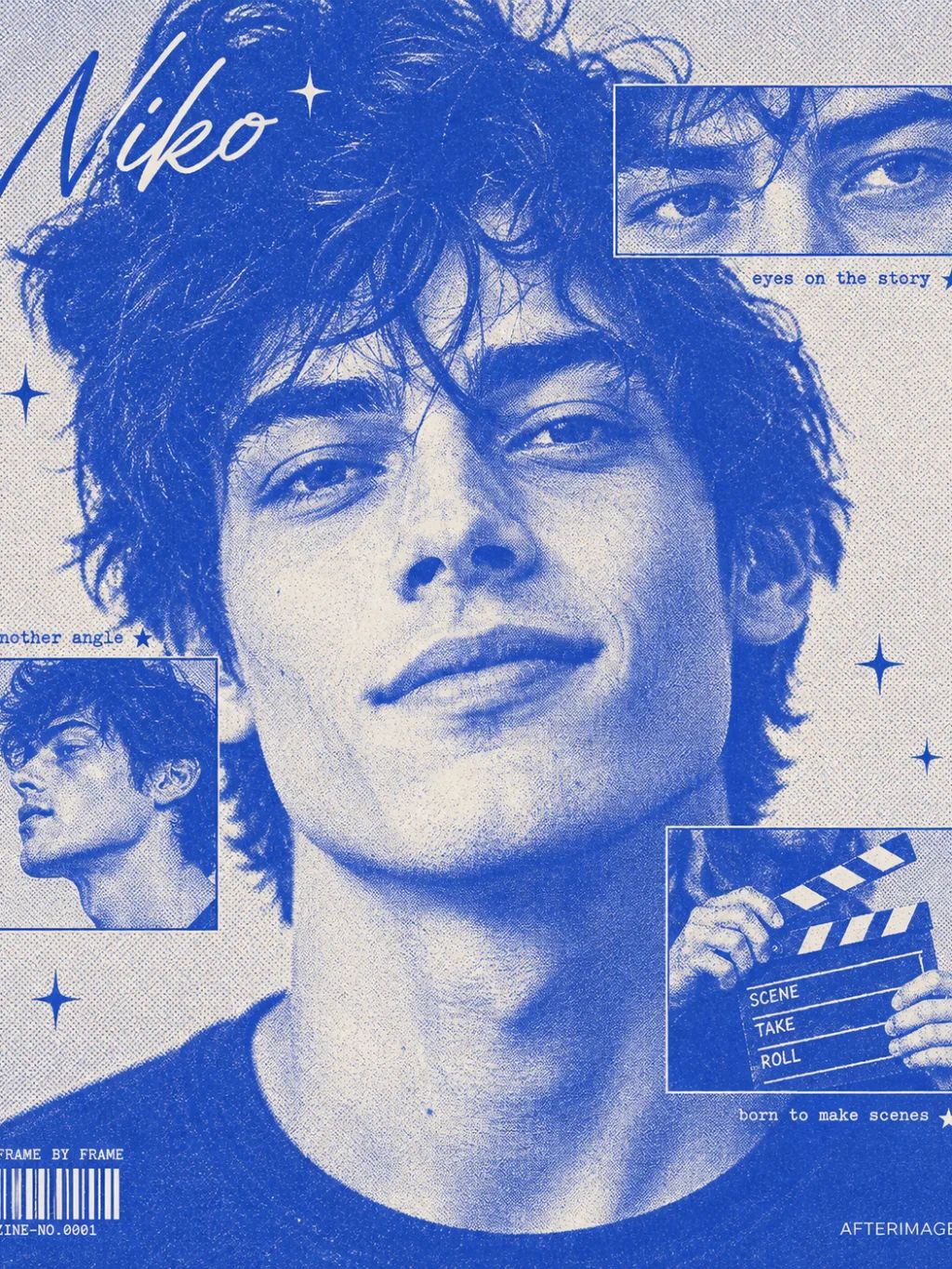 Risograph Fan Zine Poster — Editorial AI image prompt example generated with ChatGPT (zine, risograph)