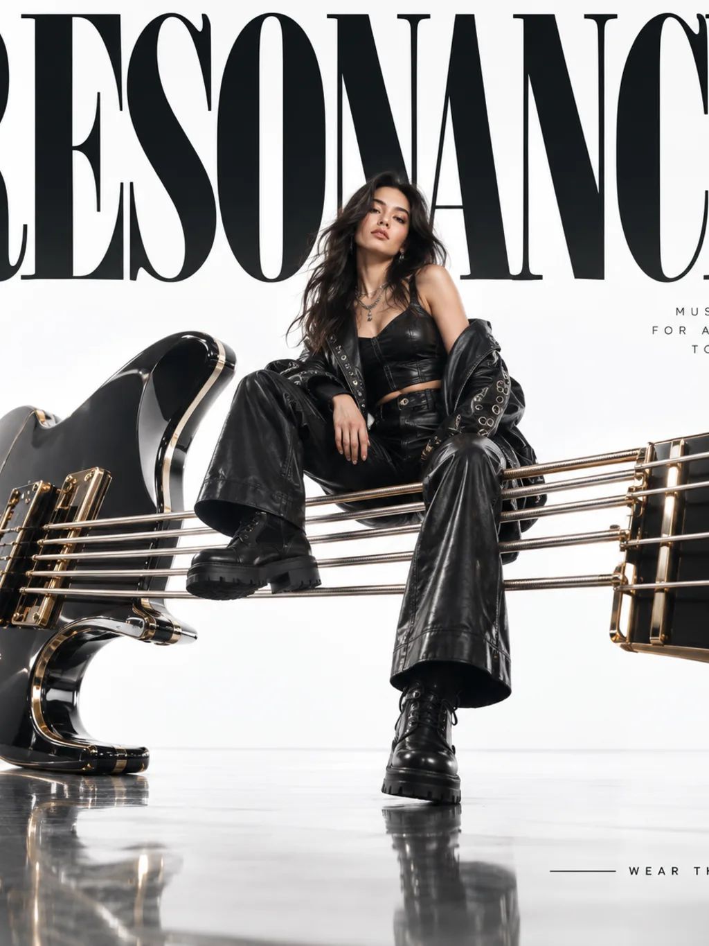 Resonance Music Fashion Editorial — Editorial AI image prompt example generated with ChatGPT (avant-garde, music fashion)