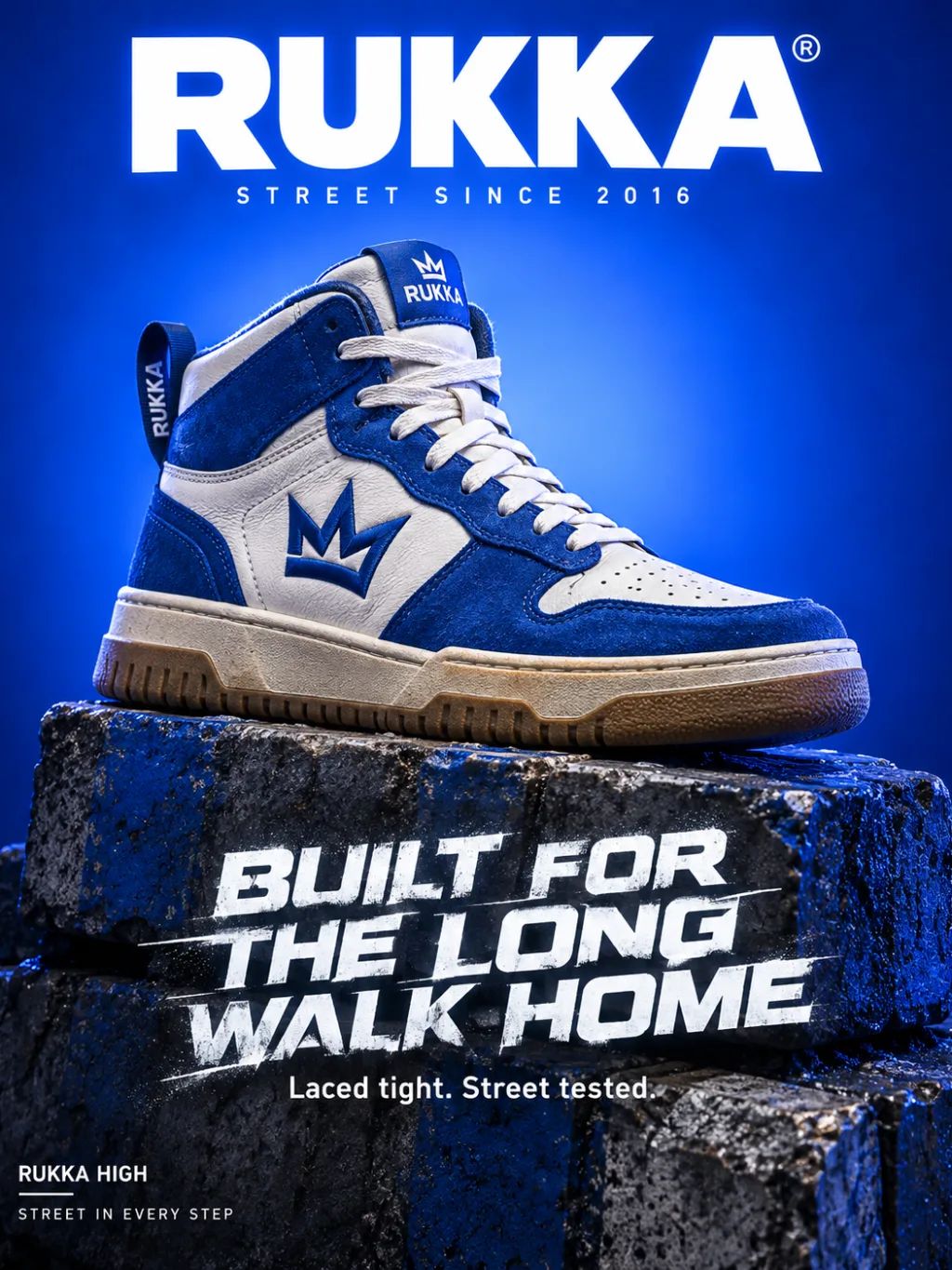 Luxury Streetwear Campaign Poster — Graphic Design AI image prompt example generated with ChatGPT (luxury streetwear, poster design)