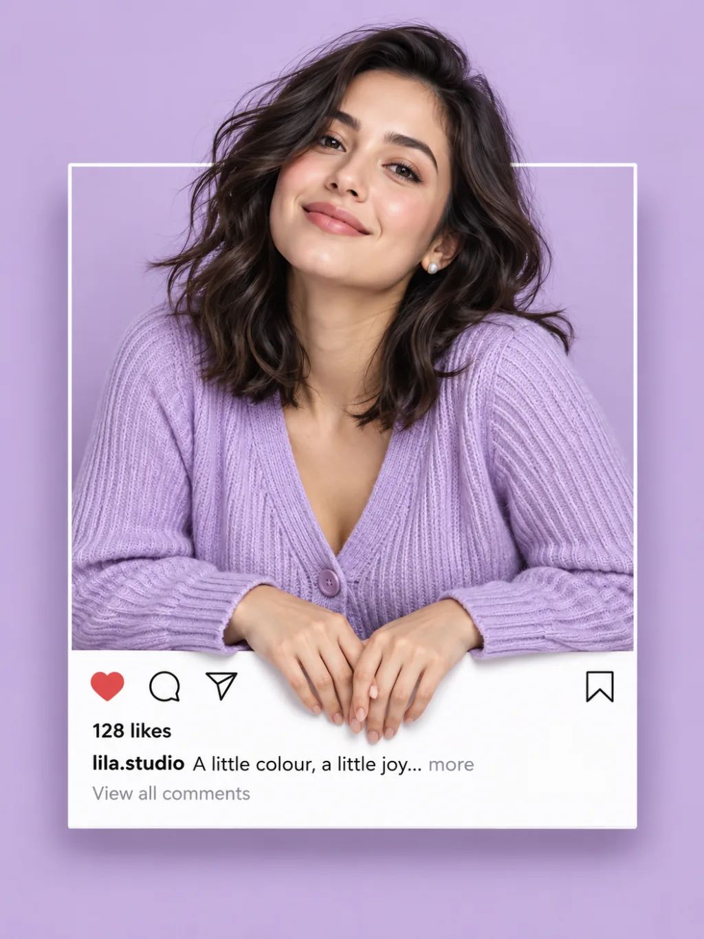 3D Social Media Frame Pop-Out — Editorial AI image prompt example generated with ChatGPT (3d pop-out, social media frame)