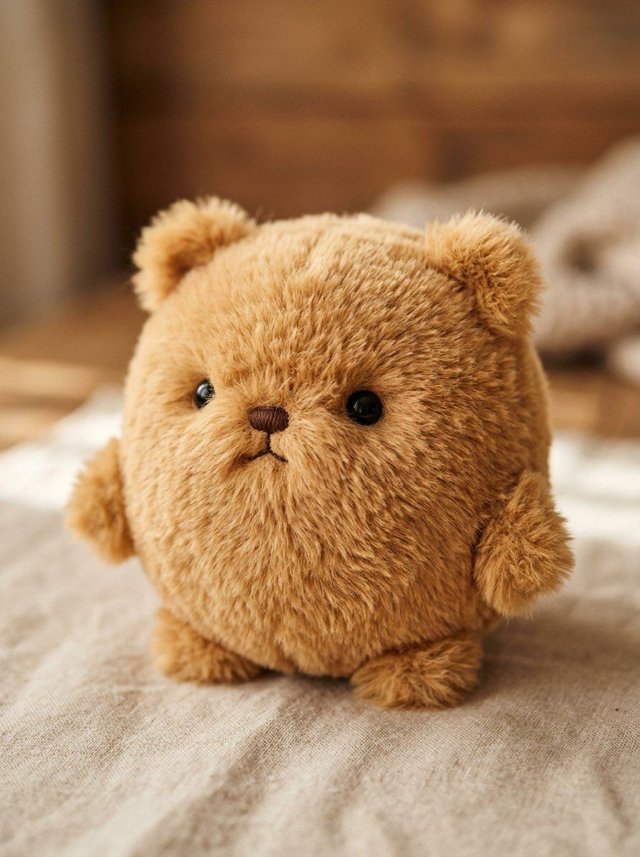 Teddy Bear Plush Fur Filter Effect — Portrait AI image prompt example generated with Nano Banana (plush, fur)