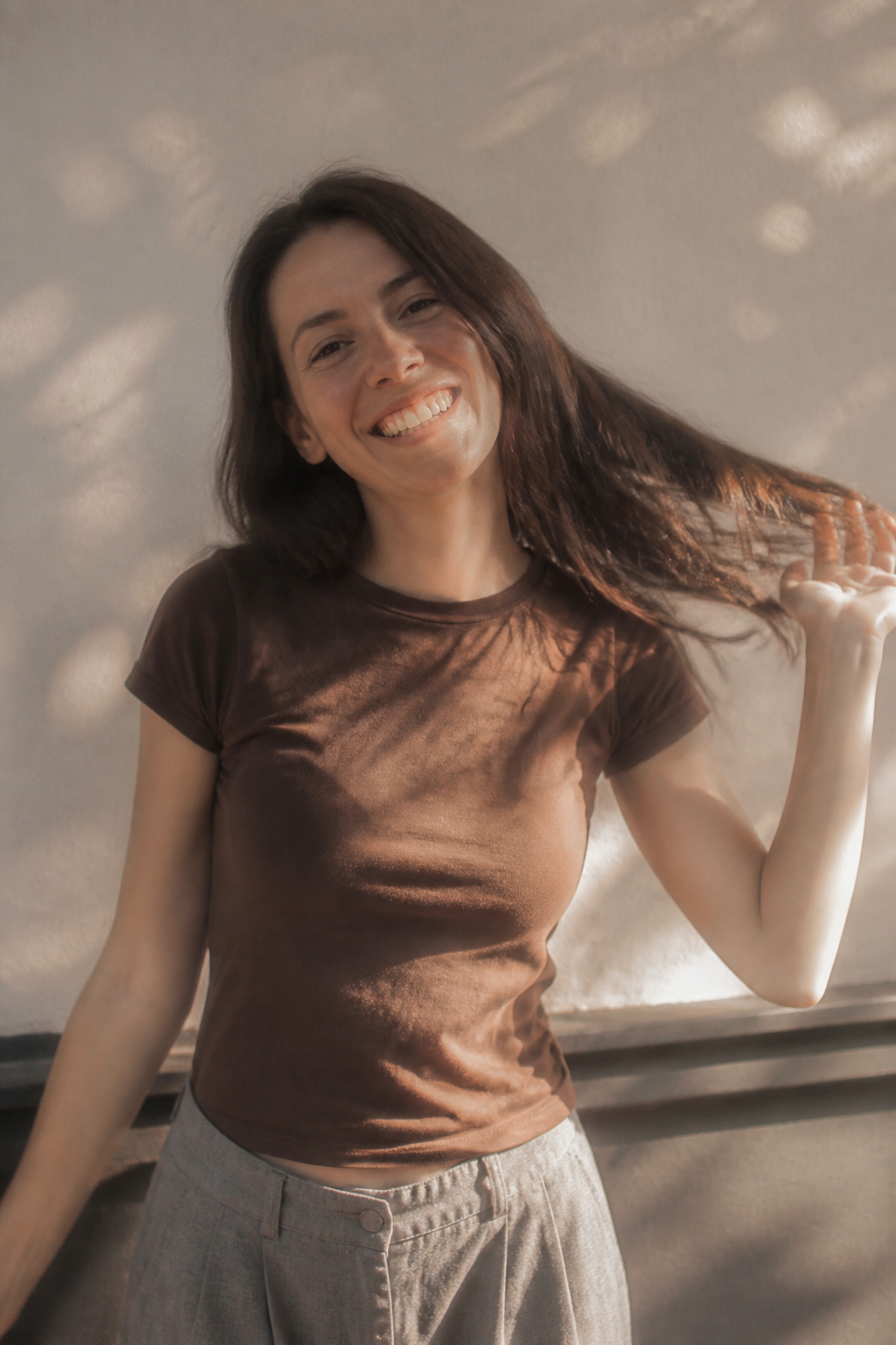 Golden Hour Joy — Portrait AI image prompt example generated with Gemini (portrait, golden hour)