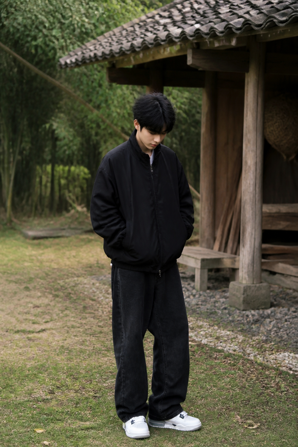 Rustic Male Portrait — Portrait AI image prompt example generated with Gemini (portrait, outdoor)