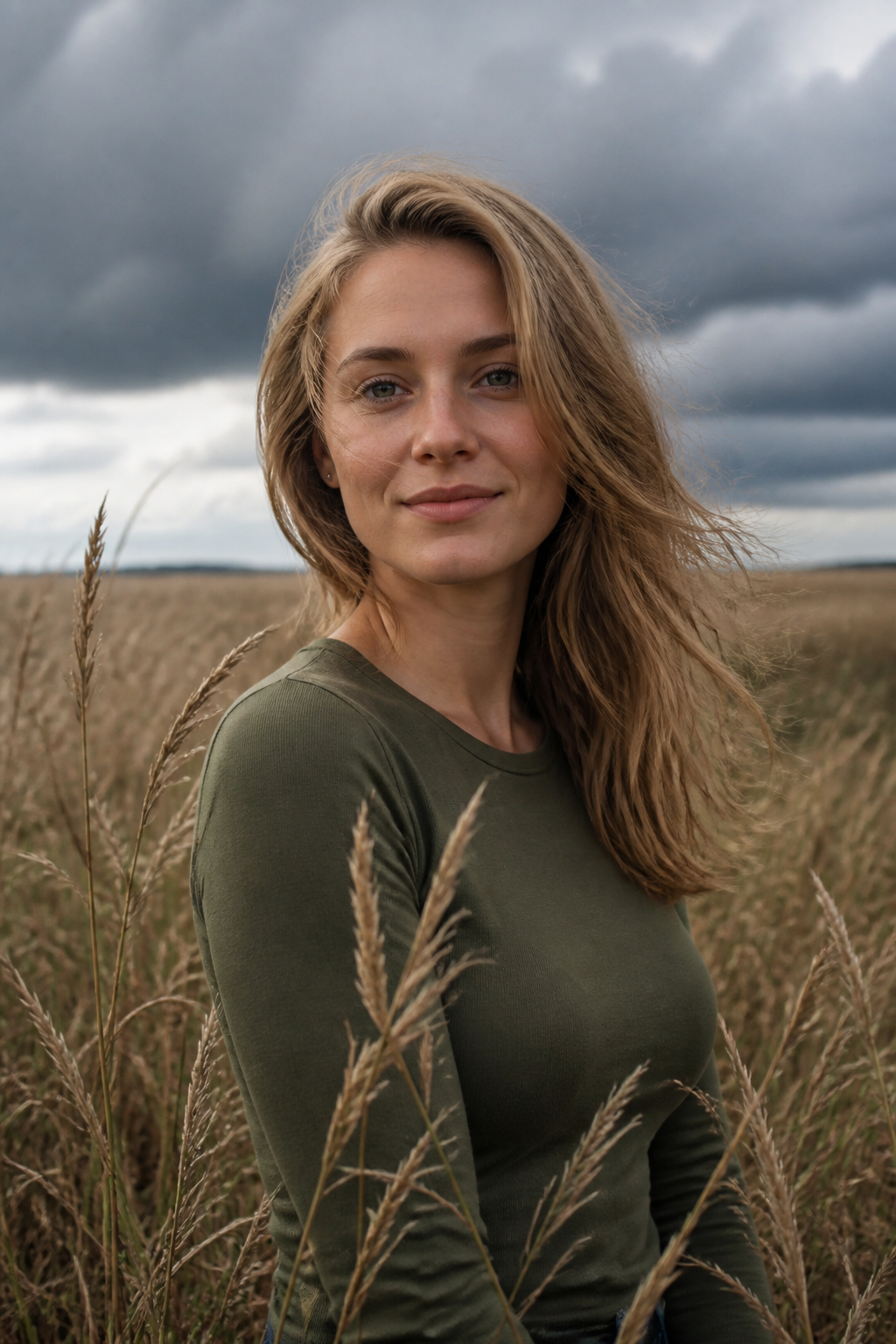 Serene Nature Portrait — Portrait AI image prompt example generated with Nano Banana (portrait, nature)