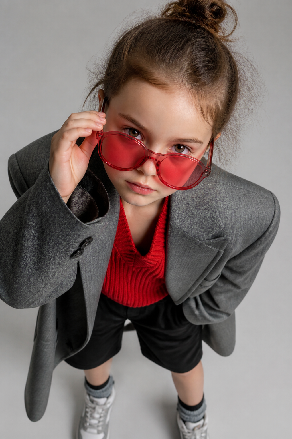 Toddler High Fashion — Fashion AI image prompt example generated with Gemini (portrait, fashion)